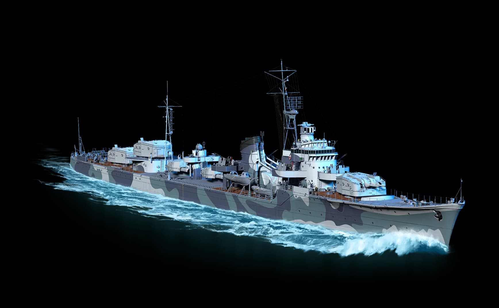 Hayate from World Of Warships: Legends