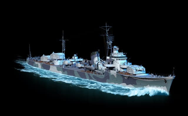 Image of Hayate from World of Warships