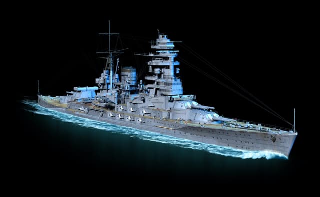 Image of Nagato from World of Warships